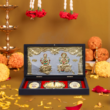 Shree Ganesha & Goddess Lakshmi - Charan Paduka (Large) - (Pack of 5/10/20)