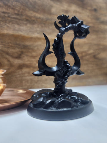 Resin Trishul with Damru for Home Decor and Gifting -(Pack of 5/10/20)