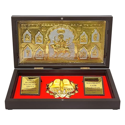 Handcrafted Maa Durga Pocket Temple