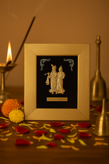 Radha Krishna Frame for Home Decor and Gifting - (Pack of 5/10/20)