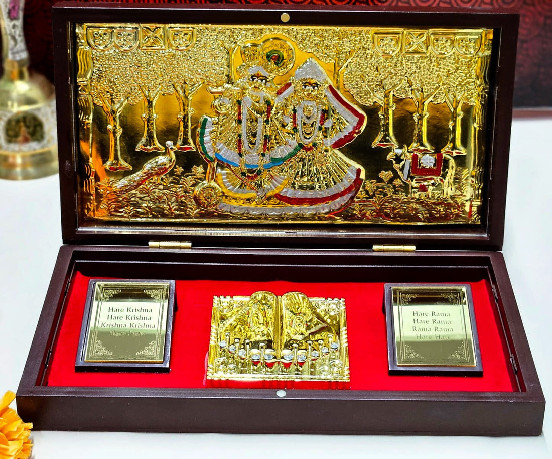 Radha Krishna Pocket Temple (Large) - (Pack of 5/10/20)