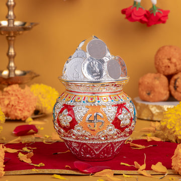 Silver Kuber Kalash for Pooja (Pack of 5/10/20)