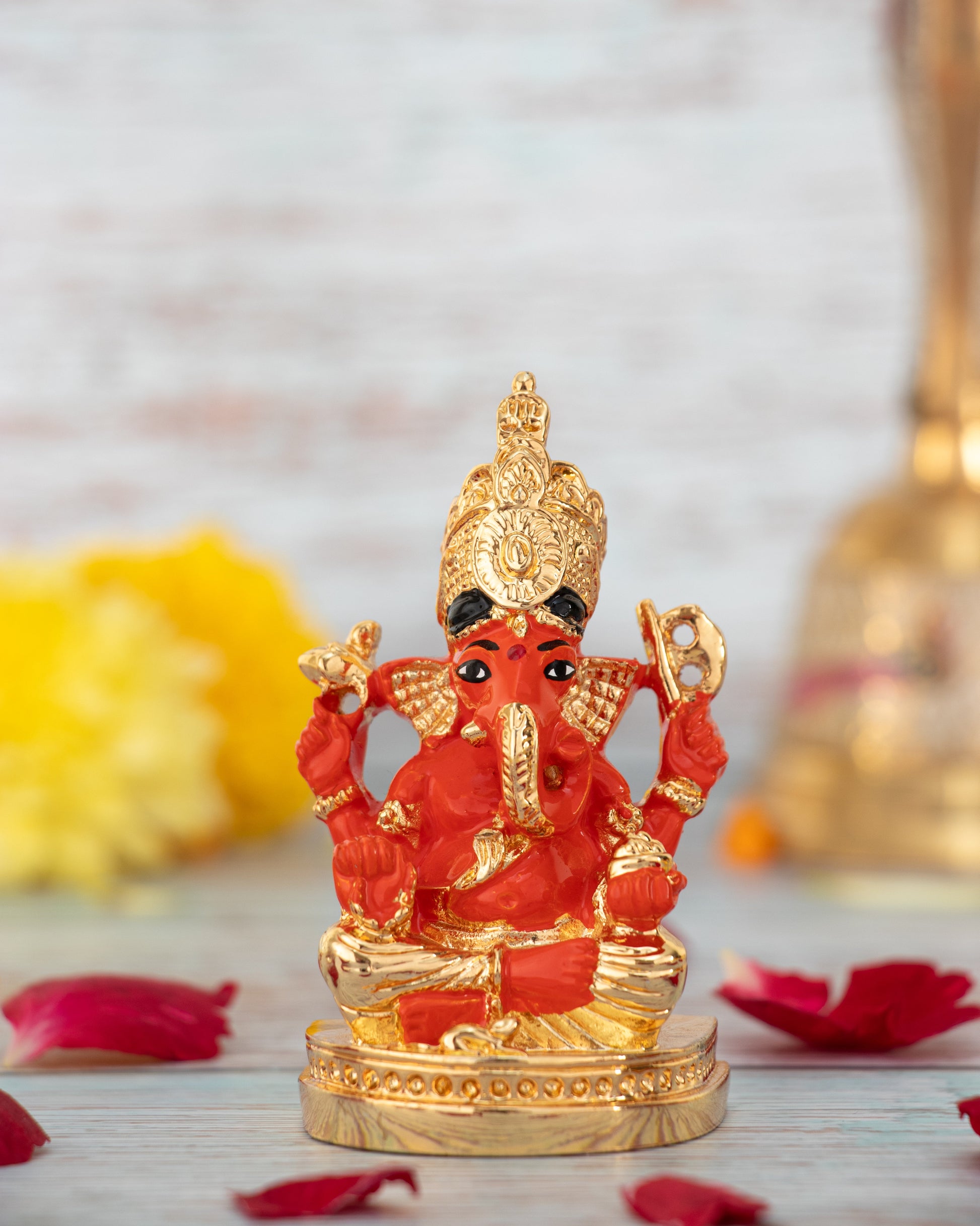 Decorative Siddhivinayak idol for home temple or gifting