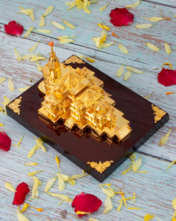 Premium Ram Mandir for Home Décor/Pooja Room/Gifting With a Free Jai Shree Ram Bookmark - (Pack of 5/10/20)