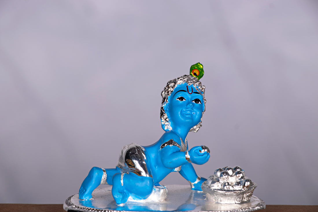 Bal Krishna Idol for Table Decor (3 inches) -(Pack of 5/10/20)