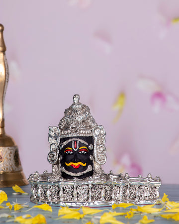 Mahakal Idol Silver Plated (4 inches) - (Pack of 5/10/20)