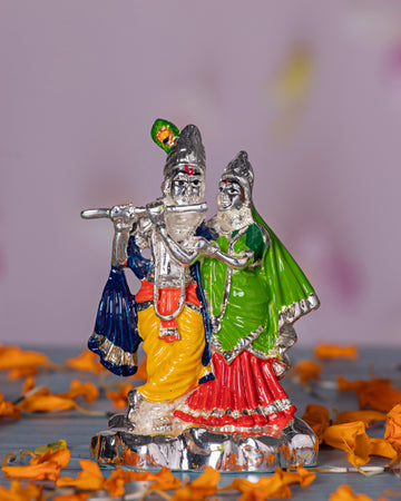 Radha Krishna Idol for Home Decor and Gifting (3 inches) - (Pack of 5/10/20)
