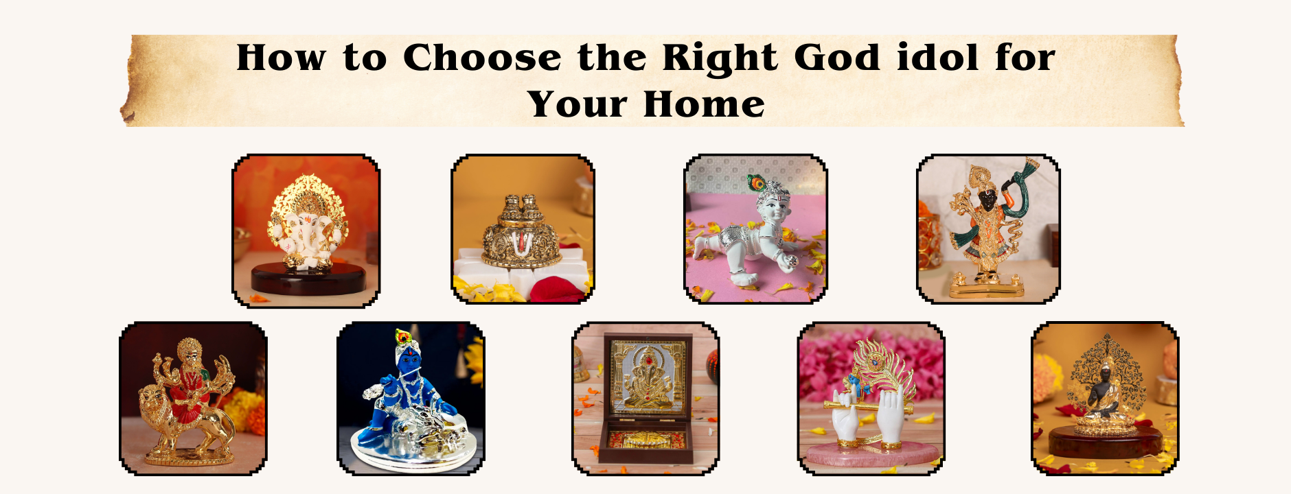 How to Choose the Right God Idol for Your Home – A Guide by Zaariya