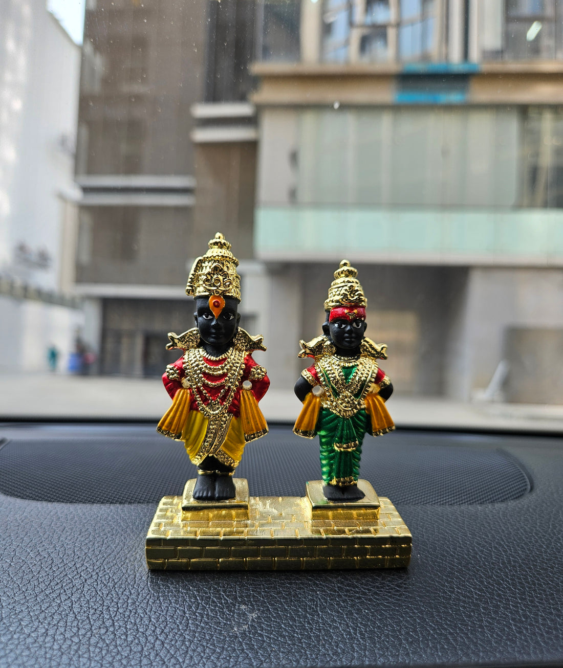 Lord Vithal and Rukmani Statue for Home Decor and Gifting - Pack of 3/5/10