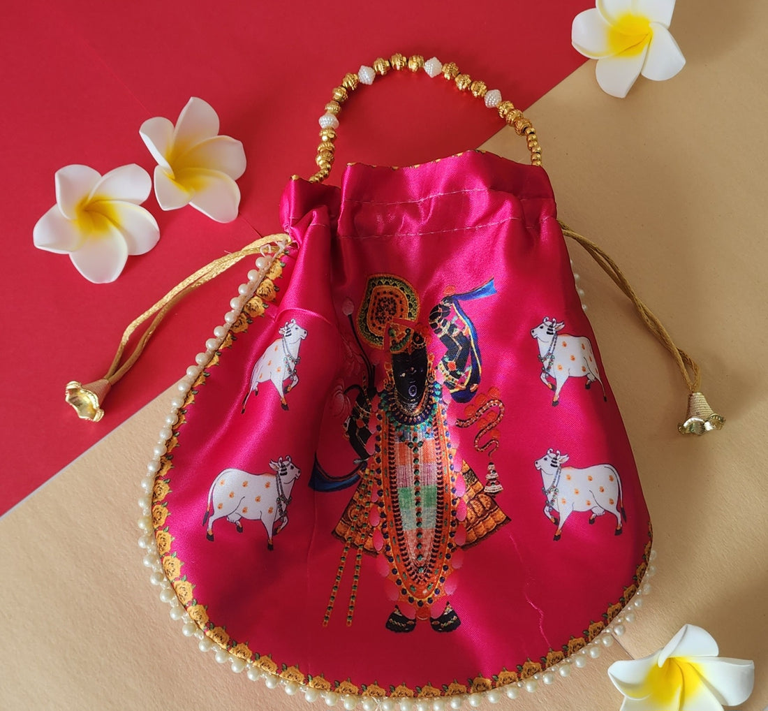 Shreenathji Potli Bag (Pack of 12)
