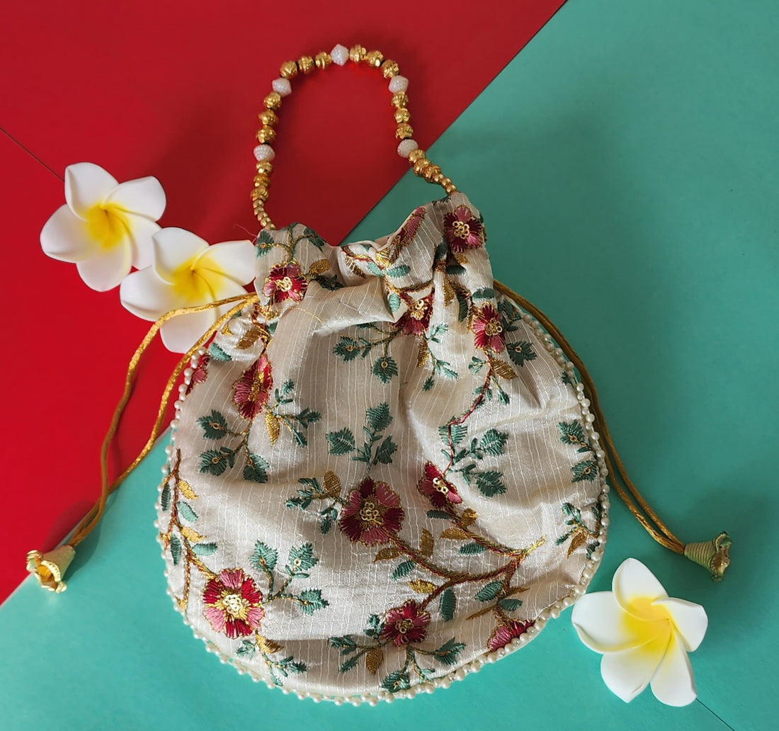 Printed Potli Bag (Pack of 12)
