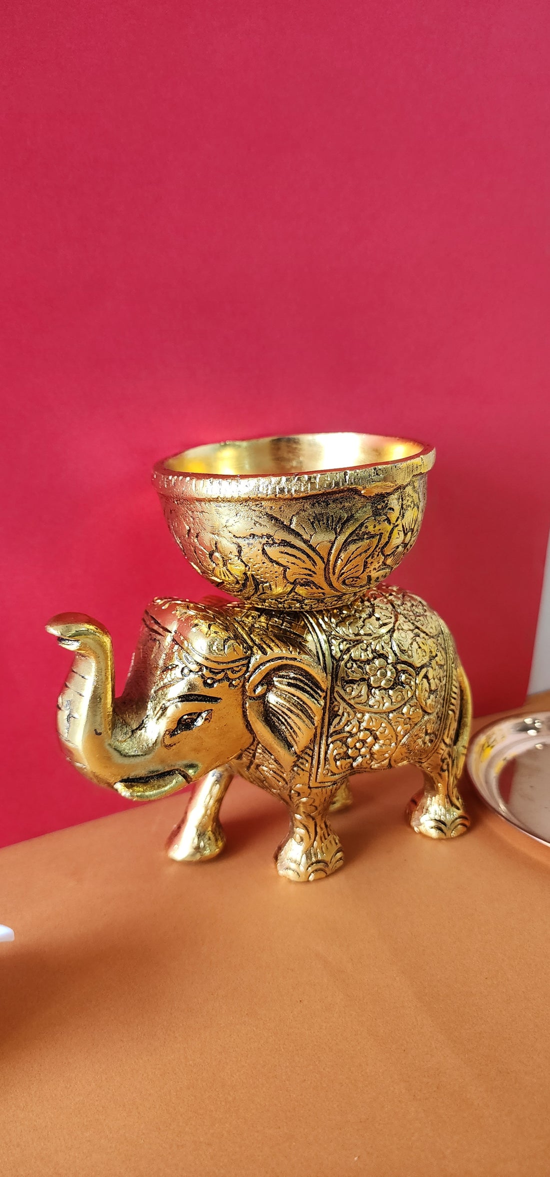 Elephant Dry Fruit Bowl Showpiece