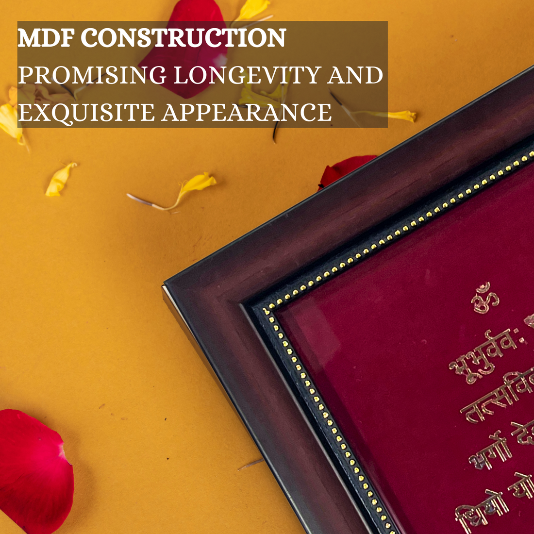 Gayatri Mantra Frame – Sacred Wall & Table Decor for Home, Office, Pooja Room & Gifting