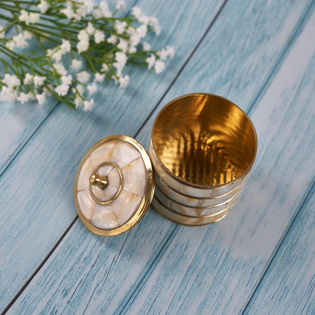 Mother of Pearl Multi-Layer Trinket Box for Jewelry and Keepsakes (Pack of 5/10/20)