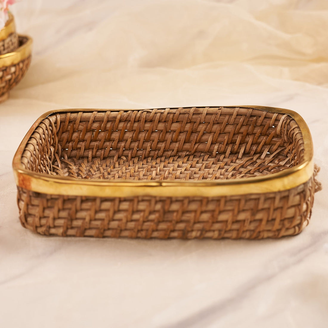 Rectangular Rattan Tray – Elegant and Practical Serving Tray for Home Décor (Pack of 5/10/20)