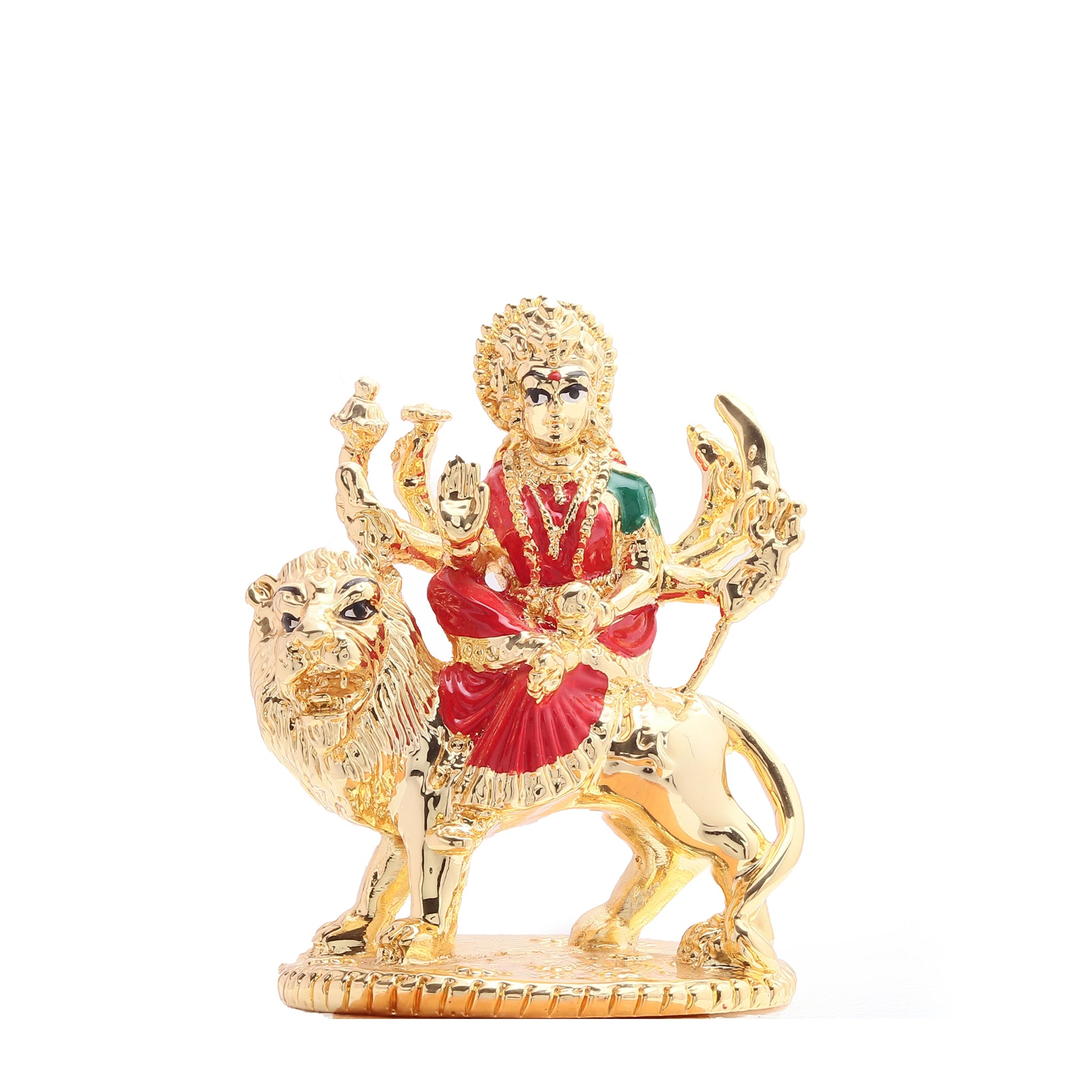 Maa Durga Idol for Dashboard (3 inches) - Pack of 3/5/10