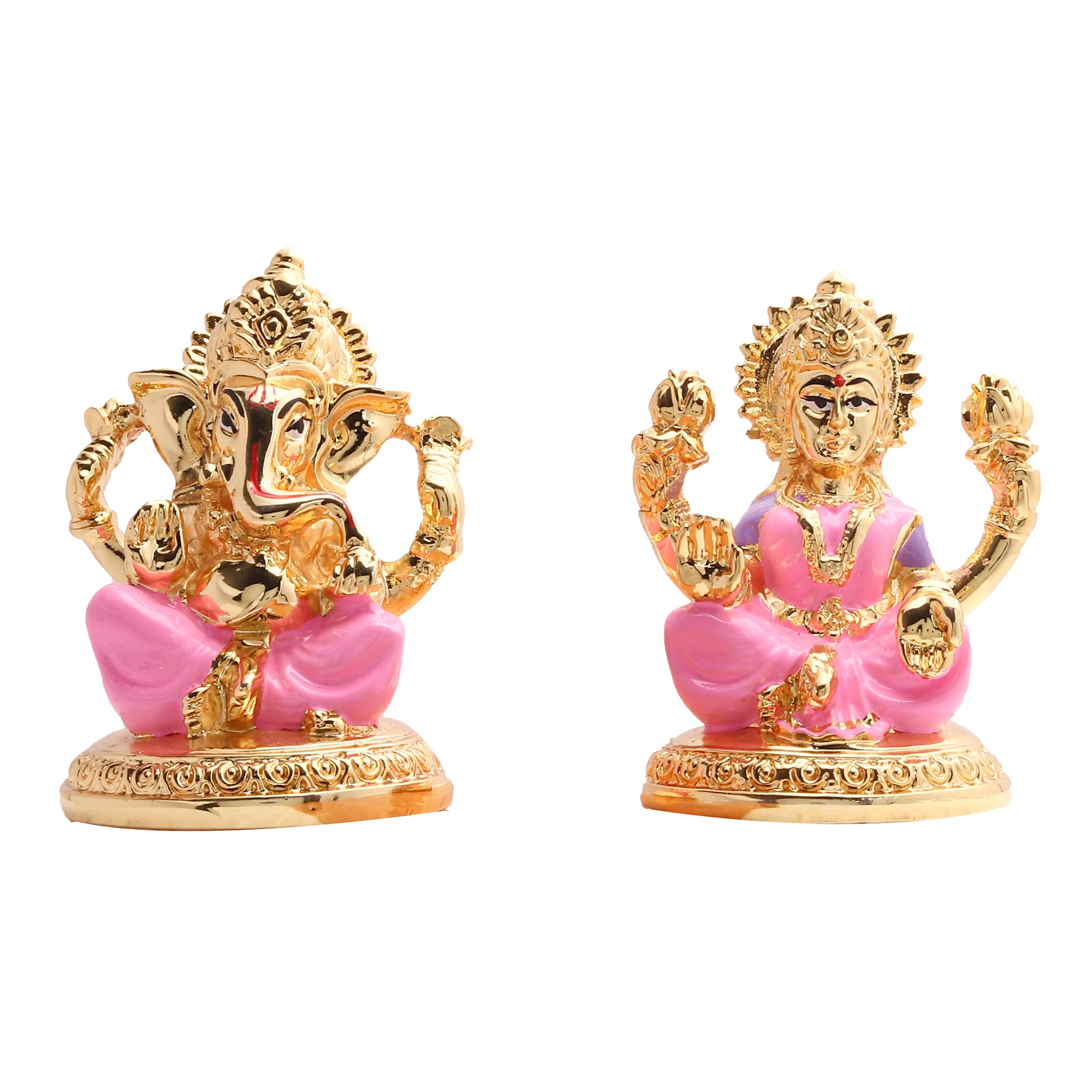 Laxmi Ganesha Idol set for Gifting (3 inches) - Pack of 3/5/10