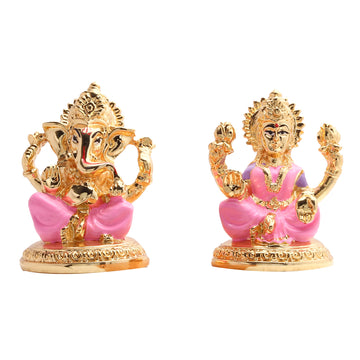 Laxmi Ganesha Idol set for Gifting (3 inches) - Pack of 3/5/10