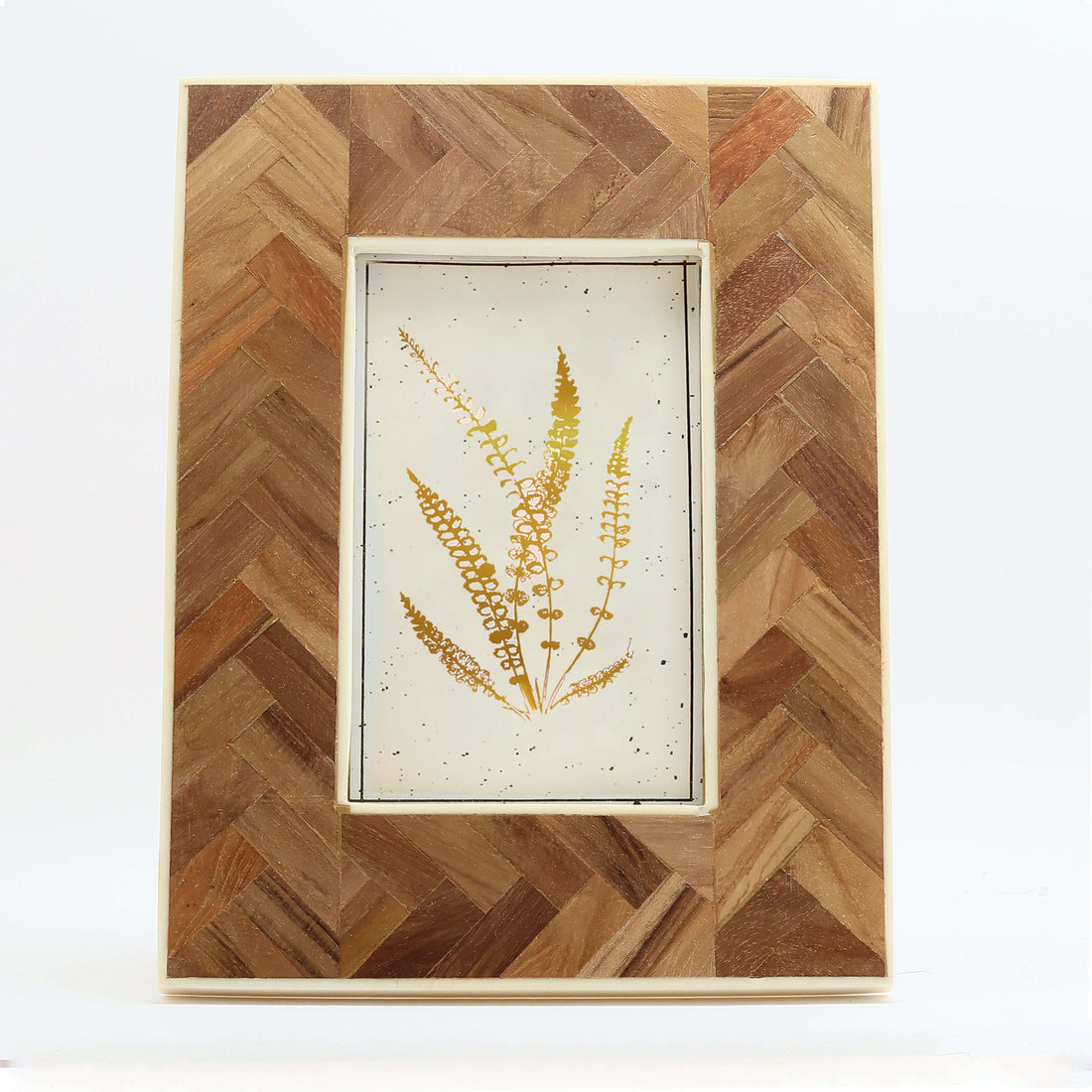Resin and Teakwood frame for Home Decor (8.5x5.5 in) (Pack of 5/10/20)