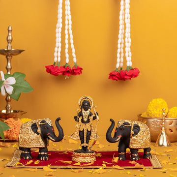 Ram Lalla with Elephant Combo for Diwali Gifting & Pooja Room Decoration - Pack of 3/5/10