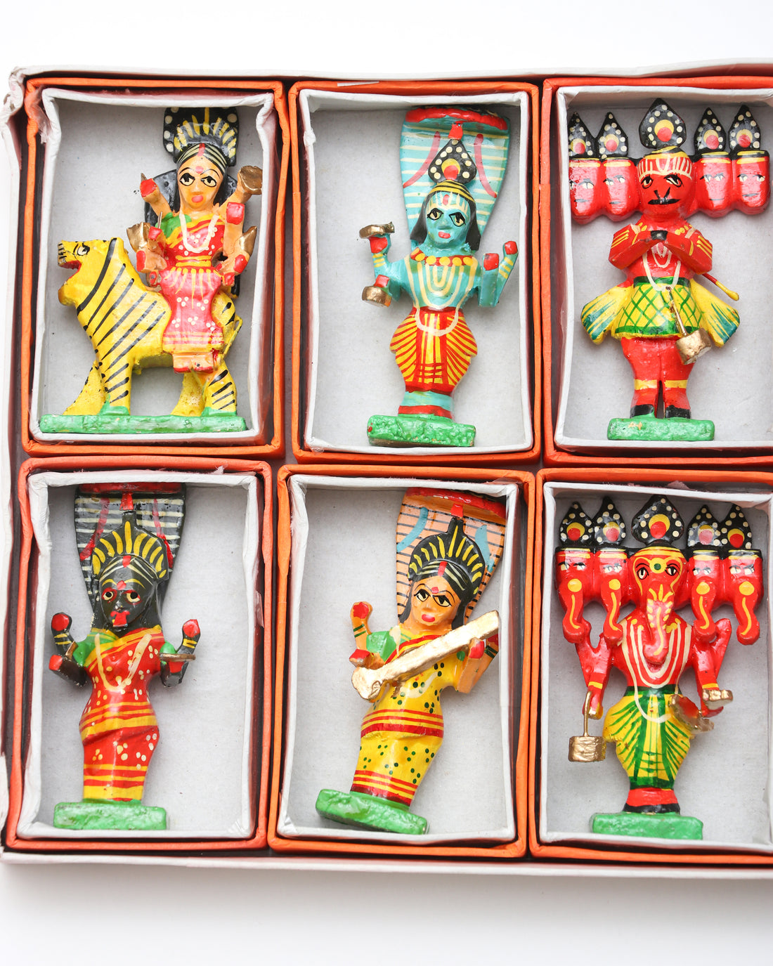 Handcrafted wooden Gods Set of 10 - Pack of 3/5/10