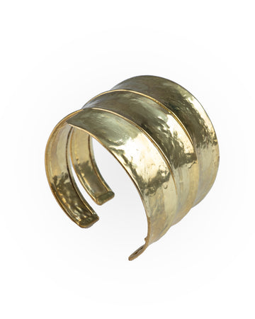 Twisted Gold cuff bracelet