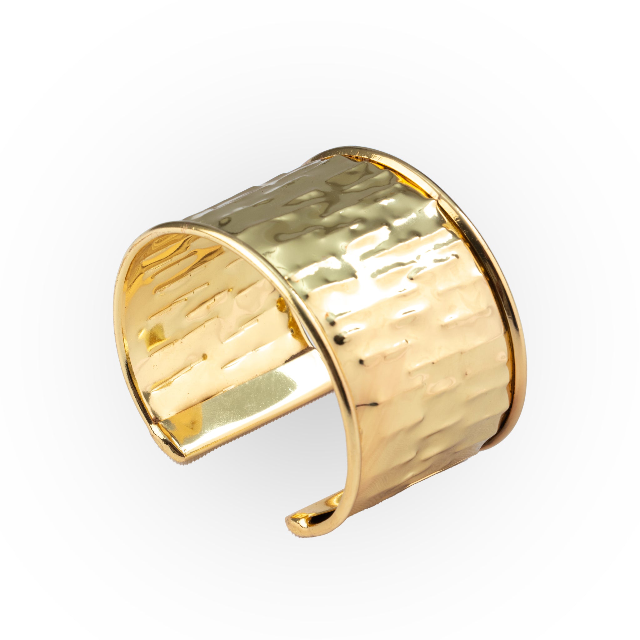 Gold cuff bracelet