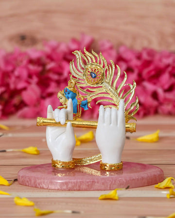 Krishnaji Divine Hands Idol for Gifting and Home Decor (4.5 inches) - Pack of 3/5/10