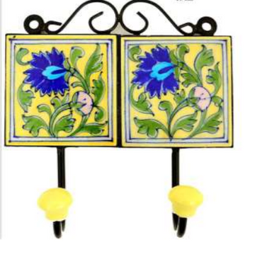 Ceramic Handpainted Keyholder/Hanger