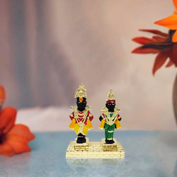 Lord Vithal and Rukmani Statue for Home Decor and Gifting - Pack of 3/5/10