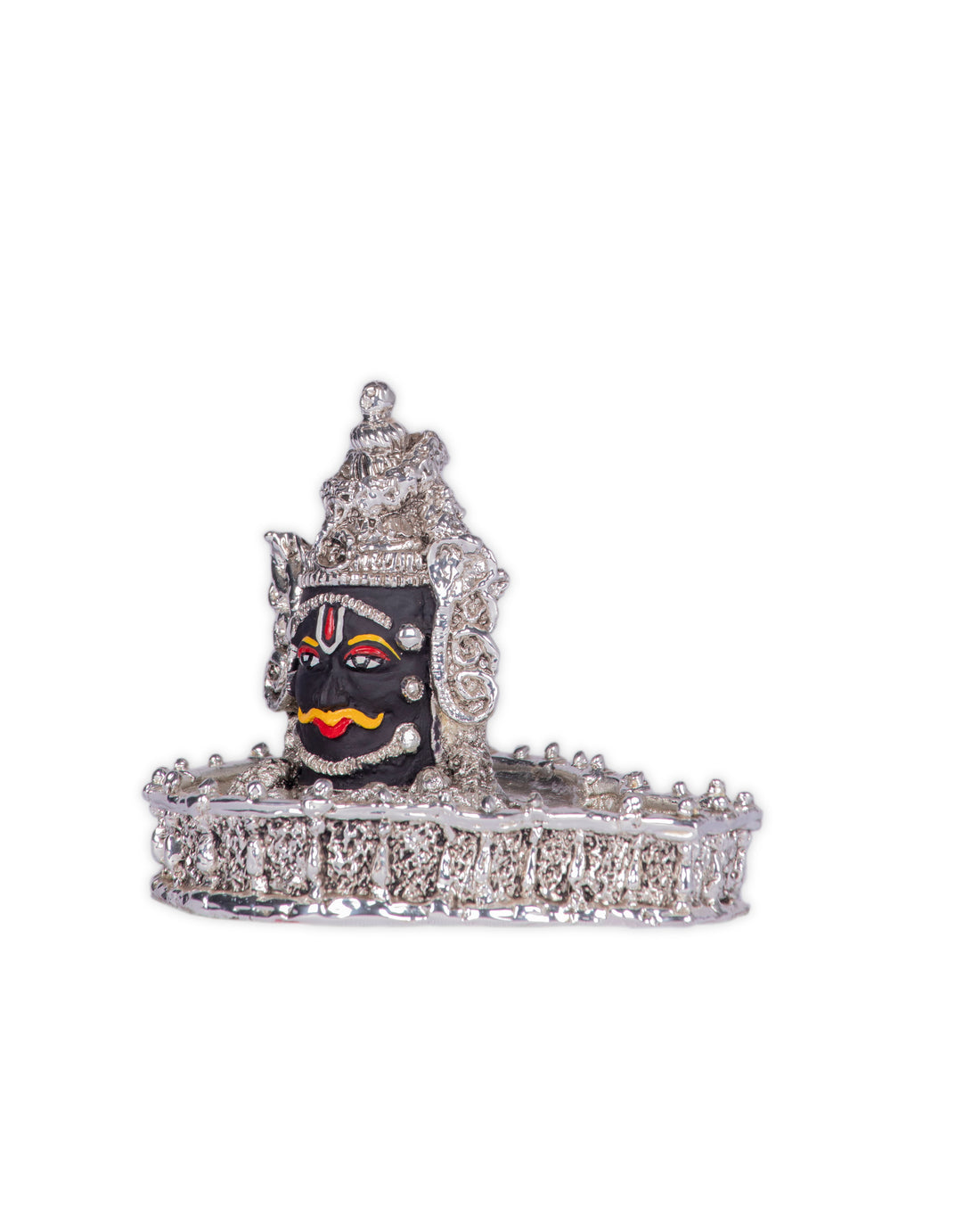 Mahakal Idol Silver Plated (4 inches) - Pack of 3/5/10