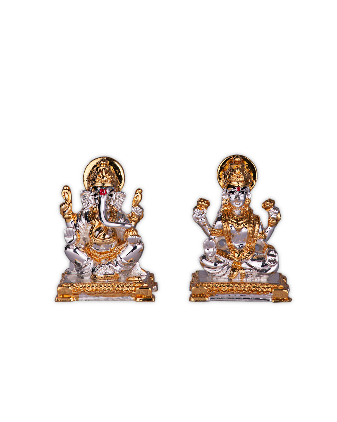 Laxmi Ganesha Idol set for Gifting (3 inches) - Pack of 3/5/10