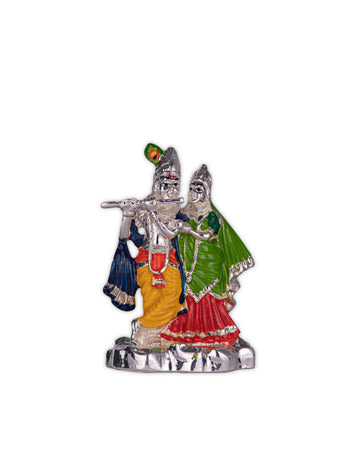 Radha Krishna Idol for Home Decor and Gifting (3 inches) - Pack of 3/5/10