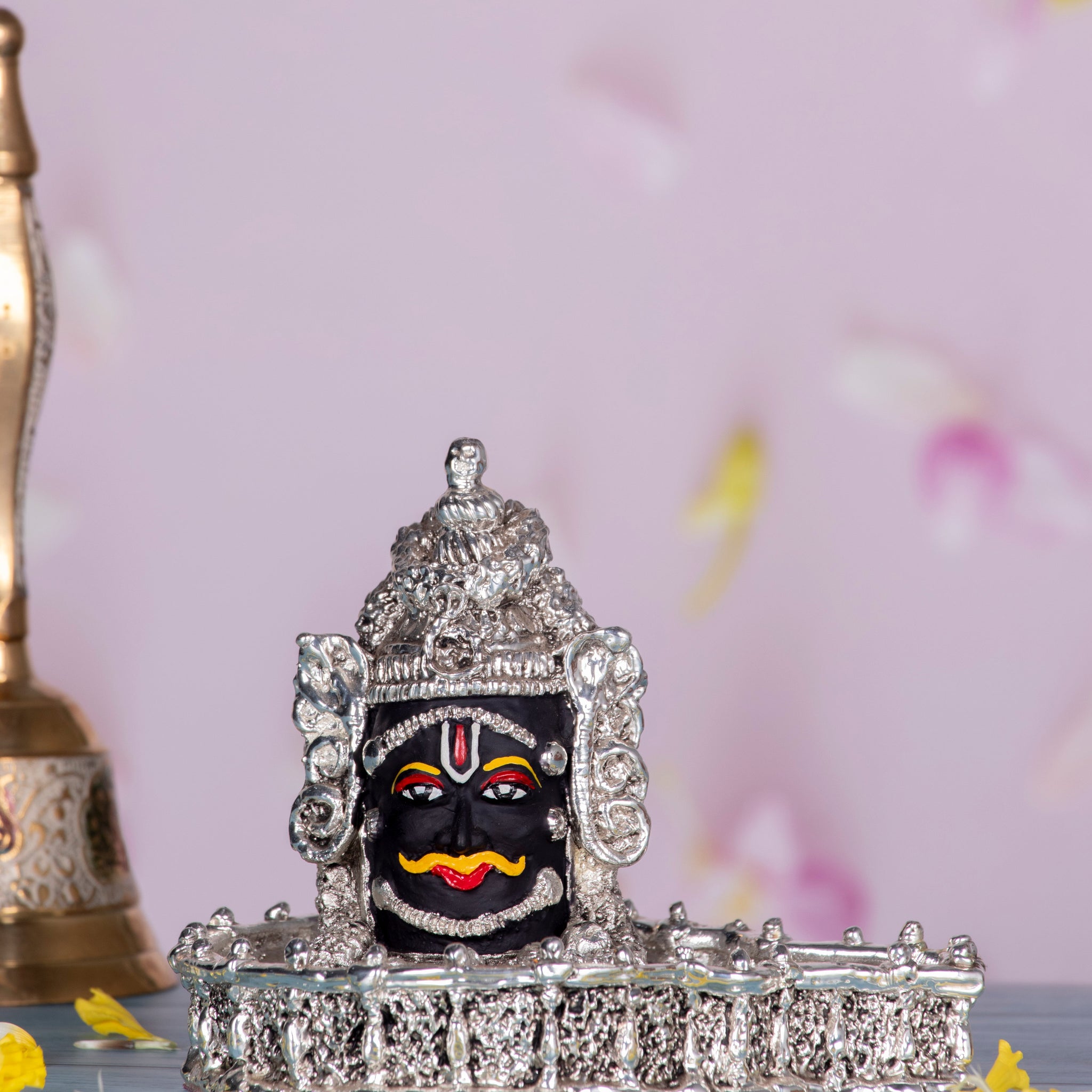 Mahakal Idol Silver Plated (4 inches) - Pack of 3/5/10