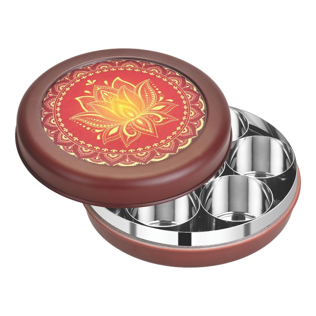 Pooja Box (5inch) - Lotus