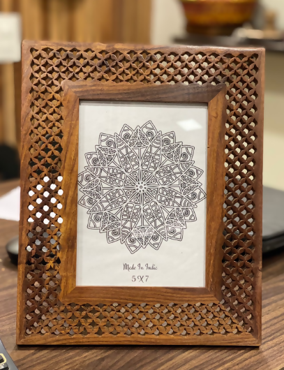 Sheesham Wood Filigree Frame