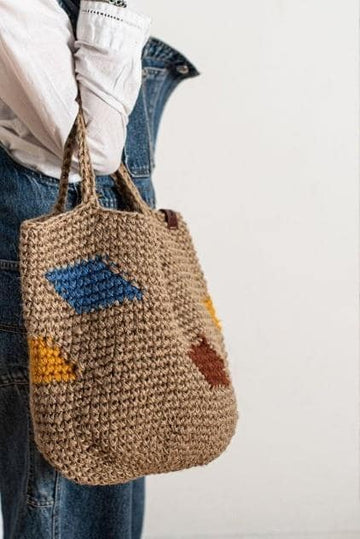 Jute Patched Bag (Large) - Zaariya