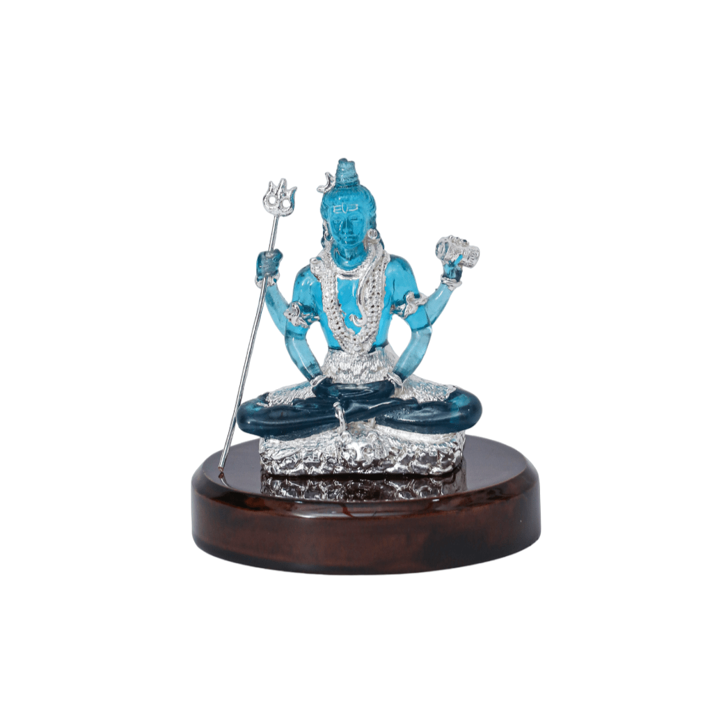 Lord Shiva Imitation Glass Sculpture - Zaariya